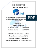Lab Report # 2: M. Teham Tahir 180501016 Shahzaib Anwar 180501008
