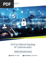 PGP in Ethical Hacking & Cybersecurity: Online Interactive Course