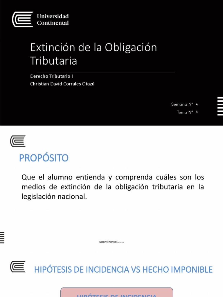 Medios de Extinción de Obligaciones Tributarias | PDF | Pagos | Deuda