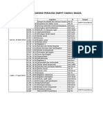 Jadwal Kegiatan Perjusa