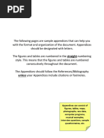 APA Appendix Formatting Guide | PDF