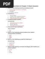 NDG Linux Essentials 2.0 Chapter 14 Exam Answers: A Printer Attached To The Network Via An IP Address