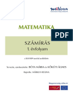 Matematika - Számírás - 1. Osztály