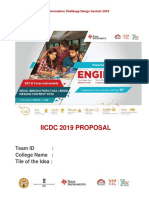 IICDC 2019 Proposal Submission Template