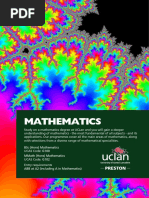 BSC Mmath Maths Brochure