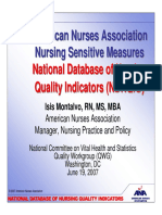 ANA Nursing Sensitive Indicator PDF