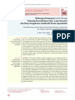 Hubungan Ketepatan Switch Therapy Terhadap Kesembuhan Luka, Lama Rawatan Dan Biaya Pengobatan Antibiotik Pasien Apendisitis