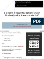 8 Good N Cheap Headphones With Studio Quality Sound