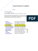 Chemical Properties of Amphibole Supergroup: Cannilloite Ferri-Cannilloite Ferri-Fluoro-Cannilloite