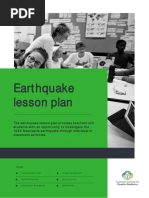 Earthquake Lesson Plan