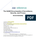 Governmentality (The SAGE Encyclopedia of Surveillance, Security, and Privacy)