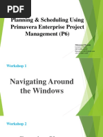 Planning & Scheduling Using Primavera Enterprise Project Management (P6)