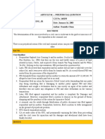 Persons Article 36 - Prejudicial Question Title: People V. Consing, JR G.R No. 148193 Date: January 16, 2003 Author: Daniella Glean Doctrine