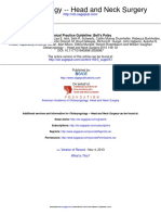 Otolaryngology - Head and Neck Surgery: Clinical Practice Guideline: Bell's Palsy