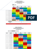 NO Waktu R. 1 R.2 R.3 R.4 R.5: Jadwal Presentasi Cendana Education Fair 2019 30 OKTOBER 2019