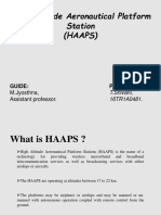 High Altitude Aeronautical Platform Station (Haaps) : Presented By: Guide