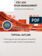 ITEC 205 Information Management