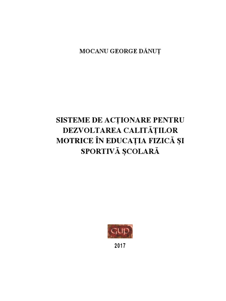 Peregrination Confront hot Carte - Exercitii Calitati Motrice 2017 - MGeorgeDanut | PDF