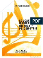 Educación Musical Rítmica y Psicomotriz María Pilar Escudero