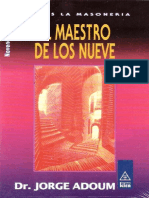 09 - El Maestro Electo de Los Nueve - Dr. Jorge Adoum