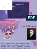 Teori Ekonomi David Ricardo