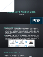 Clase 01 - Access 2016