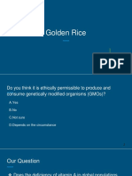 Golden Rice Genetic Presentation