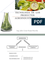 Tecnologia de Los Productos Agroindustriales I