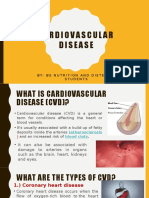 Cardiovascular Disease: By: Bs Nutrition and Dietetics Students