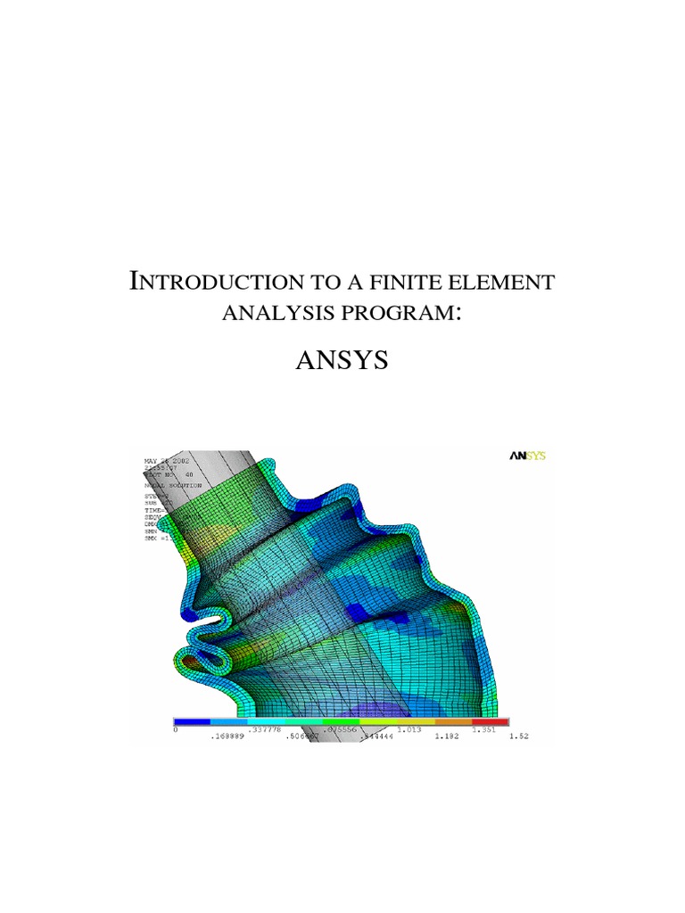 Ansys Classic Tutorial Lab1 | PDF | Finite Element Method | Computer ...