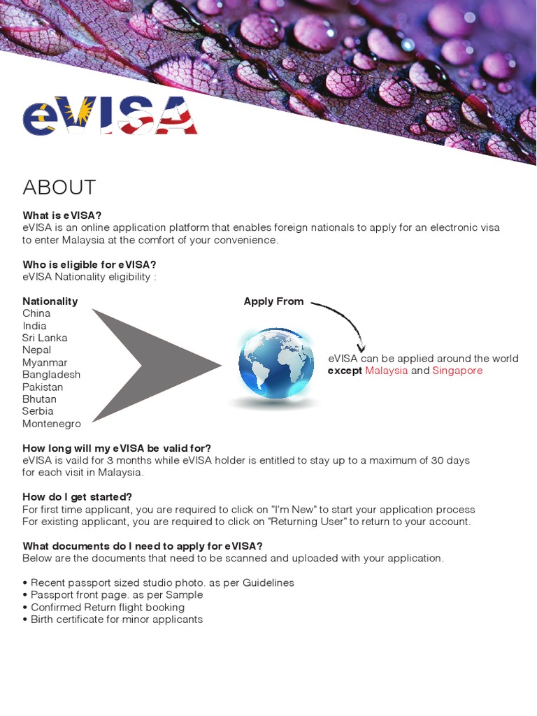 eVISA Application Guide for Bangladeshis | PDF