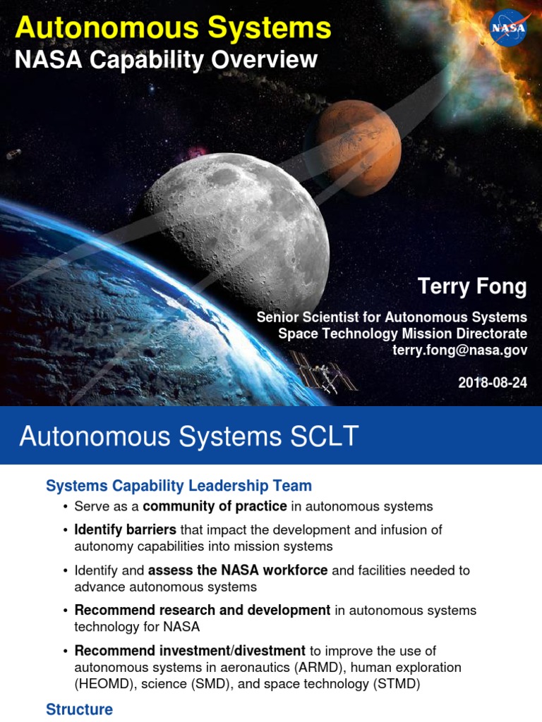 Autonomus Systems Nasa PDF Docking And Berthing Of Spacecraft