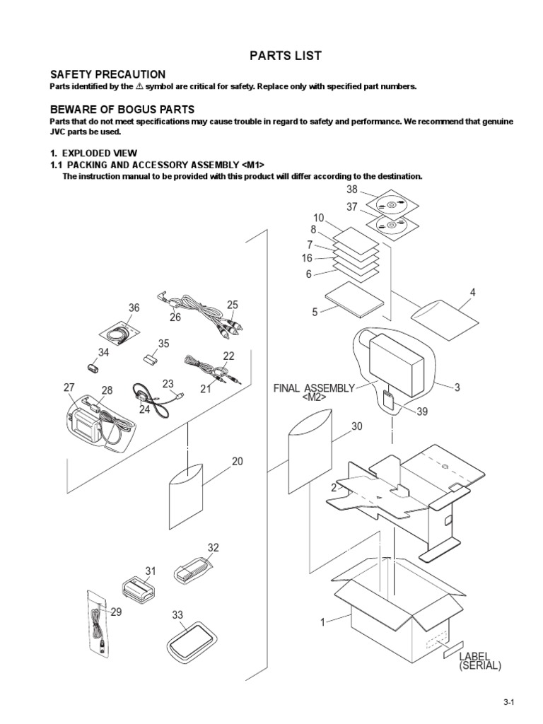 JVC RD-D70 Service Manual Overview | PDF