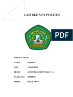 BUDAYA POLITIK