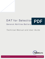 Dat For Selection Gab Manualv2.1 July 2013