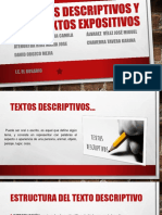 Textos Descriptivos y Textos Expositivos