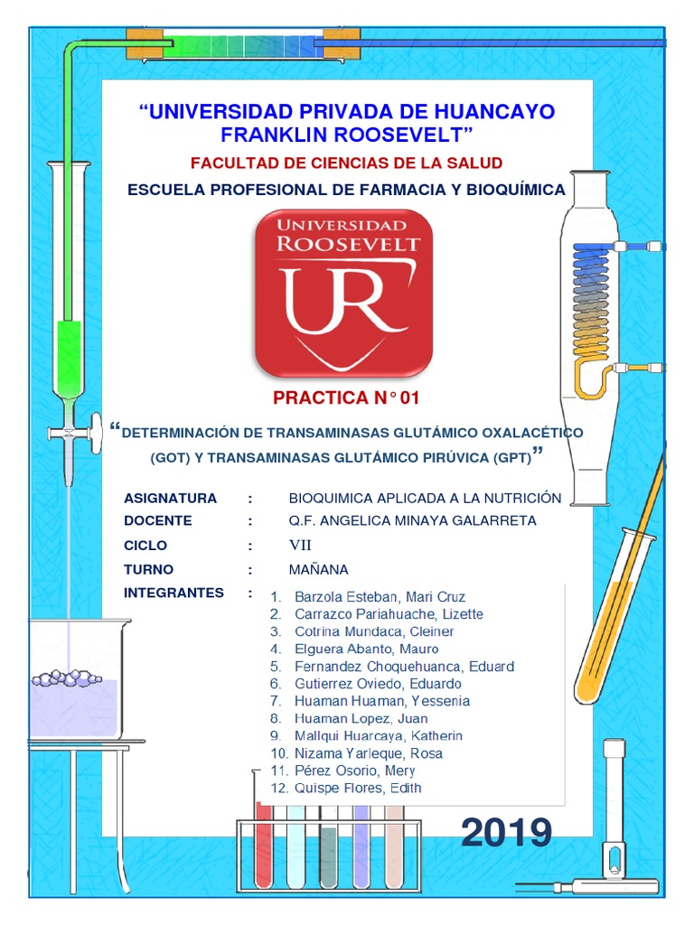Determinación de Transaminasas en Suero | PDF | Transaminasa | Sangre
