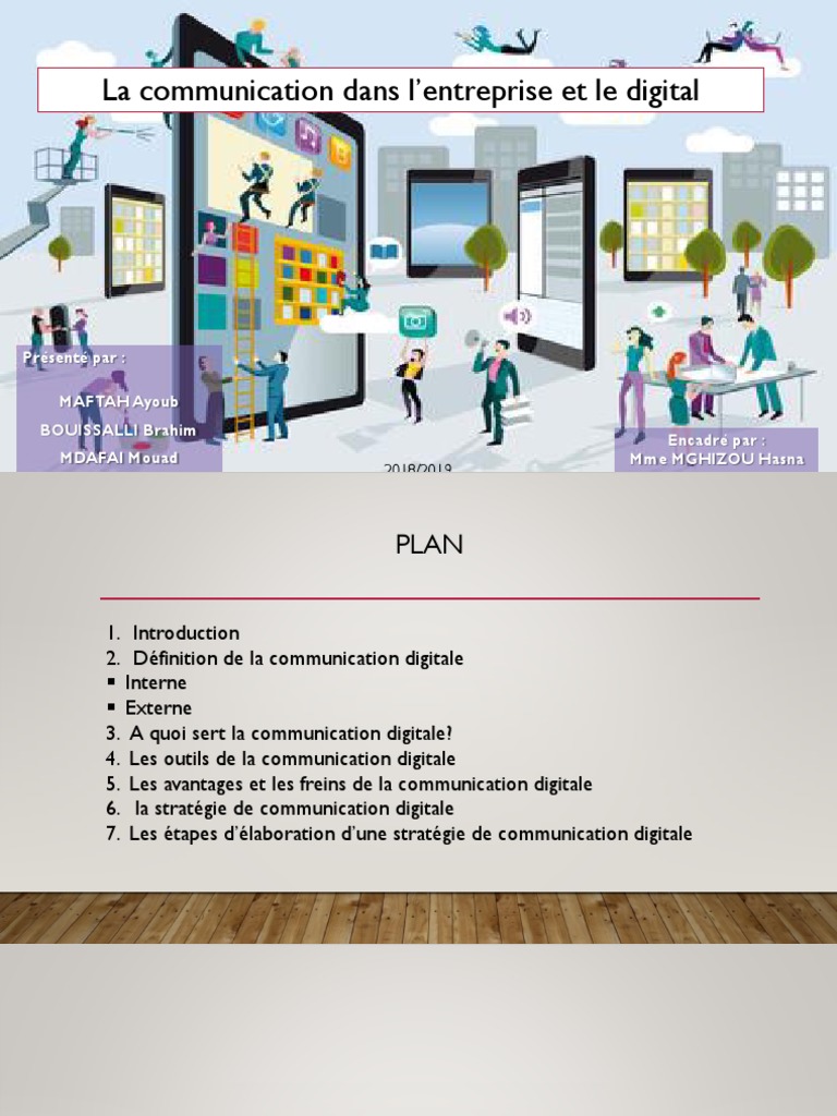 Communication Digitale Expose Pdf Promotion Marketing La Communication