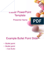 Easter Powerpoint Template: Presenter Name