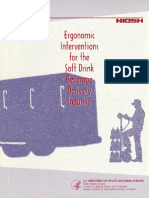 ERGONOMIC INTERVENTIONS FOR THE SOFT DRINK BEVERAGE DELIVERY INDUSTRY