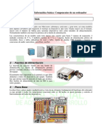 Anexo I Componentes Internos de Un Ordenador PDF