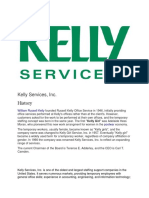 History of Kelly Services Assignmeent