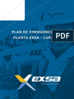 Plan de emergencias para instalaciones de Lurín