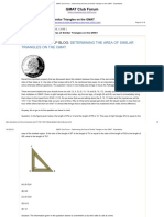 GMAT Club Forum - Determining The Area of Similar Triangles On The GMAT - Quantitative PDF