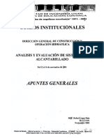 Analisis y Evaluacion de Sistemas de Alcantarillado PDF