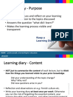 Learning Diary - Purpose