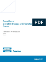 Surveillance Dell EMC Storage With Genetec Security Center: Reference Architecture