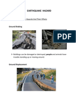 Earthquake Hazard: Potential Earthquake Hazards and Their Effects