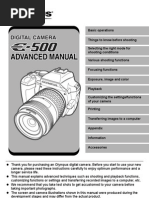 Olympus E500 ENGLISH Manual