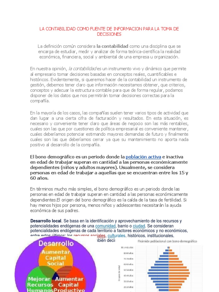 Contabilidad y Toma de Decisiones | PDF